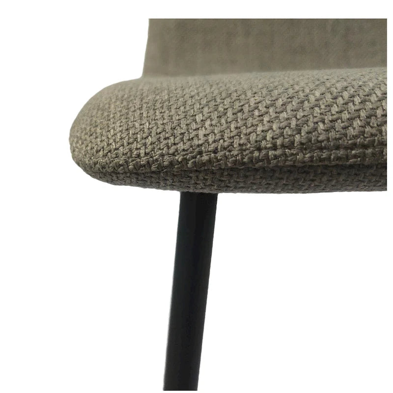 Lot de 4 Chaises de Salle à Manger Chaises de Cuisine Modernes avec Pieds en Métal Noir