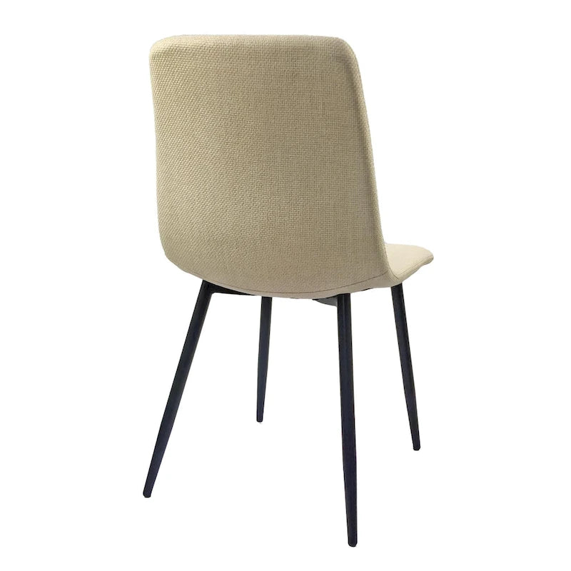 Lot de 4 Chaises de Salle à Manger Chaises de Cuisine Modernes avec Pieds en Métal Noir