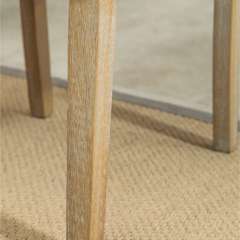 Lot de 2 chaises de salle à manger modernes avec dossier capitonné, assise rembourrée, pieds en bois massif pour salle à manger, salon, chambre à coucher