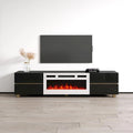 Meuble TV avec cheminée