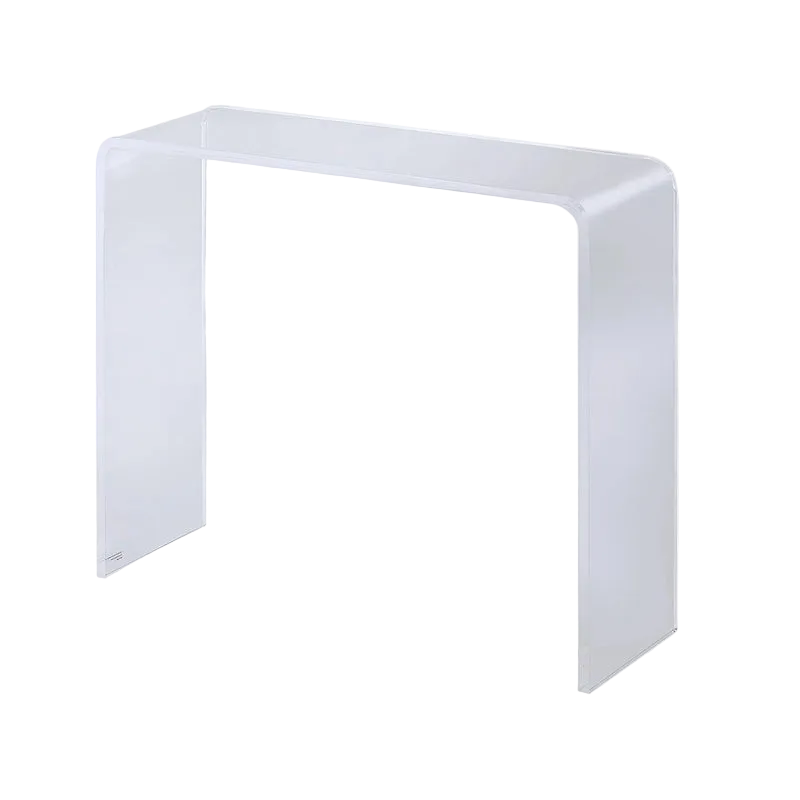Console transparente en acrylique Lucite