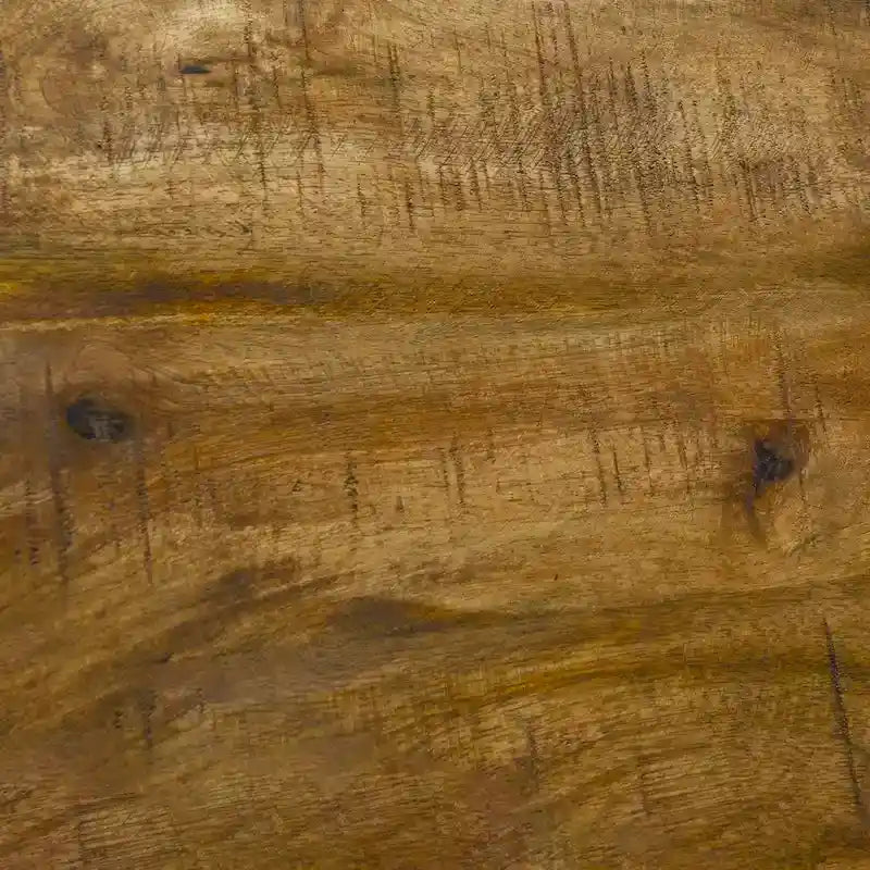 Tabouret sans dossier en bois et fer