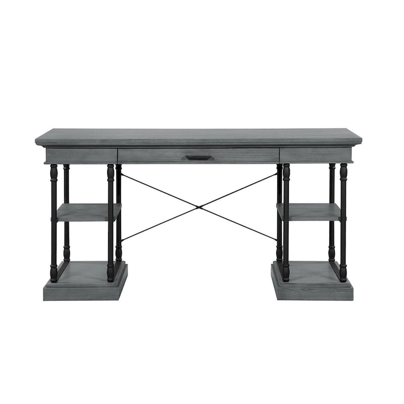Bureau d'ordinateur en bois à 1 tiroir 59