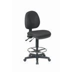 Chaise de dessin ergonomique avec roulettes doubles pour tapis