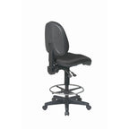Chaise de dessin ergonomique avec roulettes doubles pour tapis