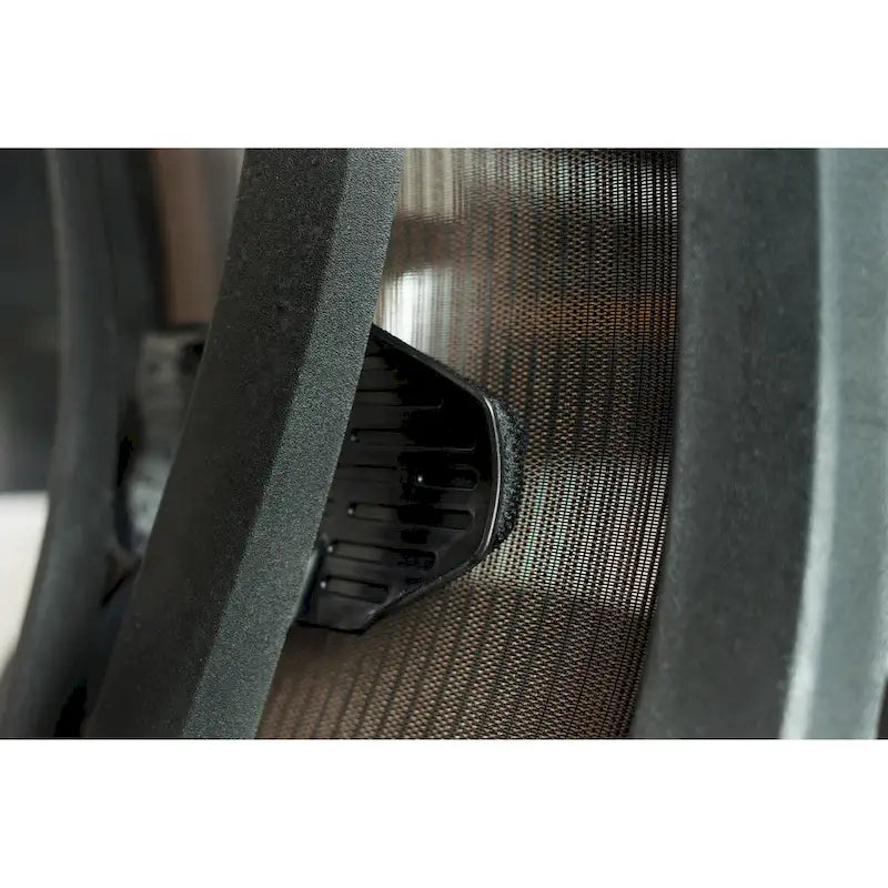 Fauteuil de bureau ergonomique marron en maille entièrement maillée, réglable en hauteur, avec accoudoirs et appuie-tête, hauteur maximale de 52 pouces
