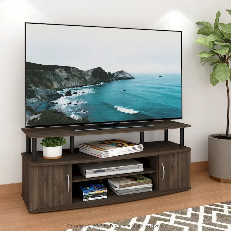 Grand meuble TV pouvant accueillir un téléviseur de 55 pouces