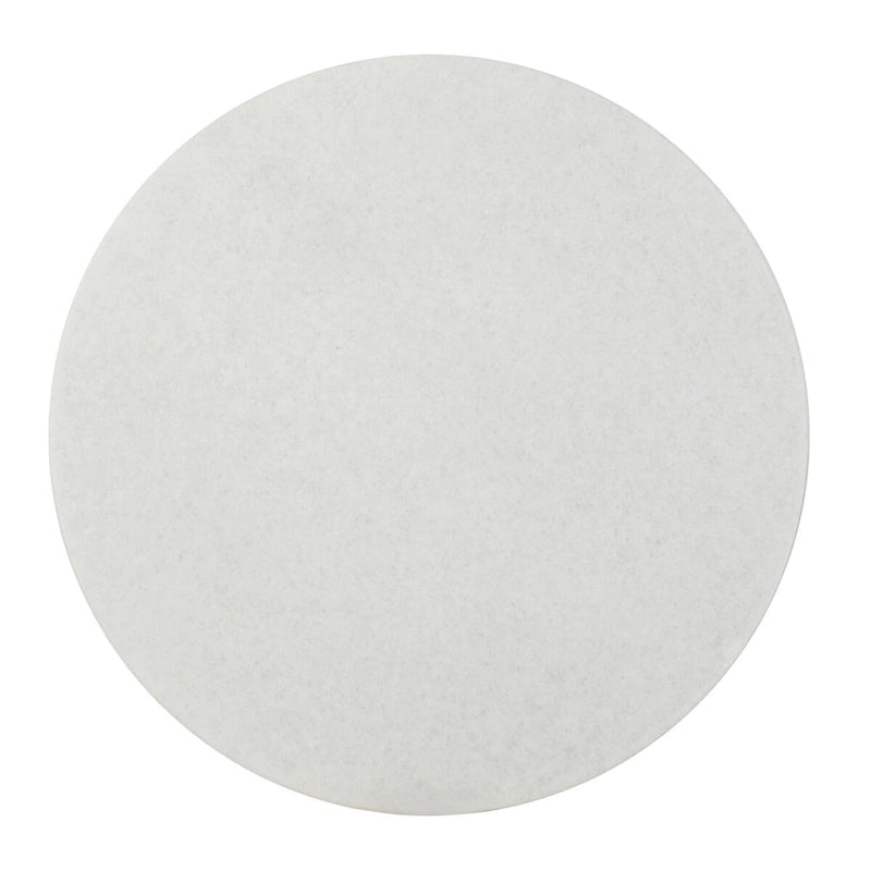 Table d'appoint en granit blanc et laiton - 20 x 20 x 24,6 - 20 larg. x 20 prof. x 25 haut.