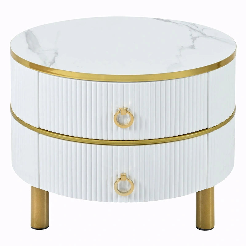 Ensemble de tables basses gigognes avec 2 tiroirs