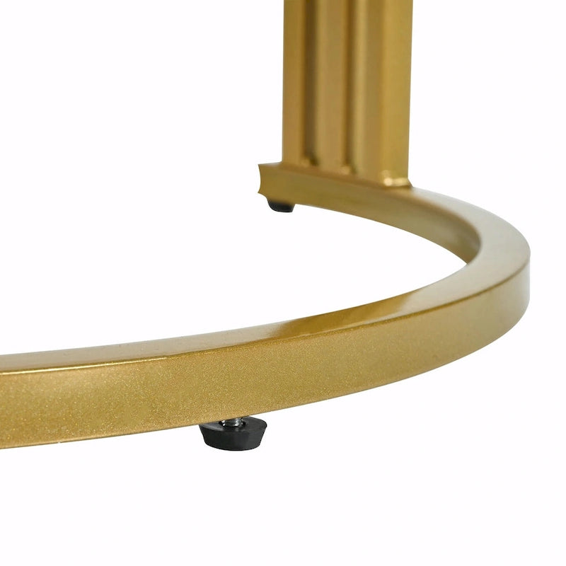 Ensemble de tables basses gigognes avec 2 tiroirs
