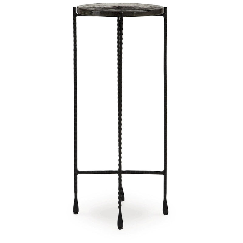 Table d'appoint claire/noire – 28L x 28P x 61H cm