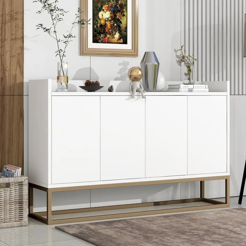 Buffet de salle à manger avec grand espace de rangement - 60L x 15.7W x 33.8H