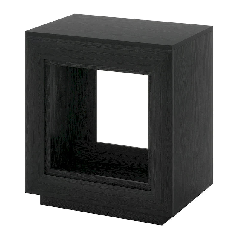 Table d'appoint rectangulaire de style rustique de 23,62 pouces pour salon, table de chevet