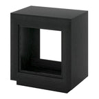 Table d'appoint rectangulaire de style rustique de 23,62 pouces pour salon, table de chevet