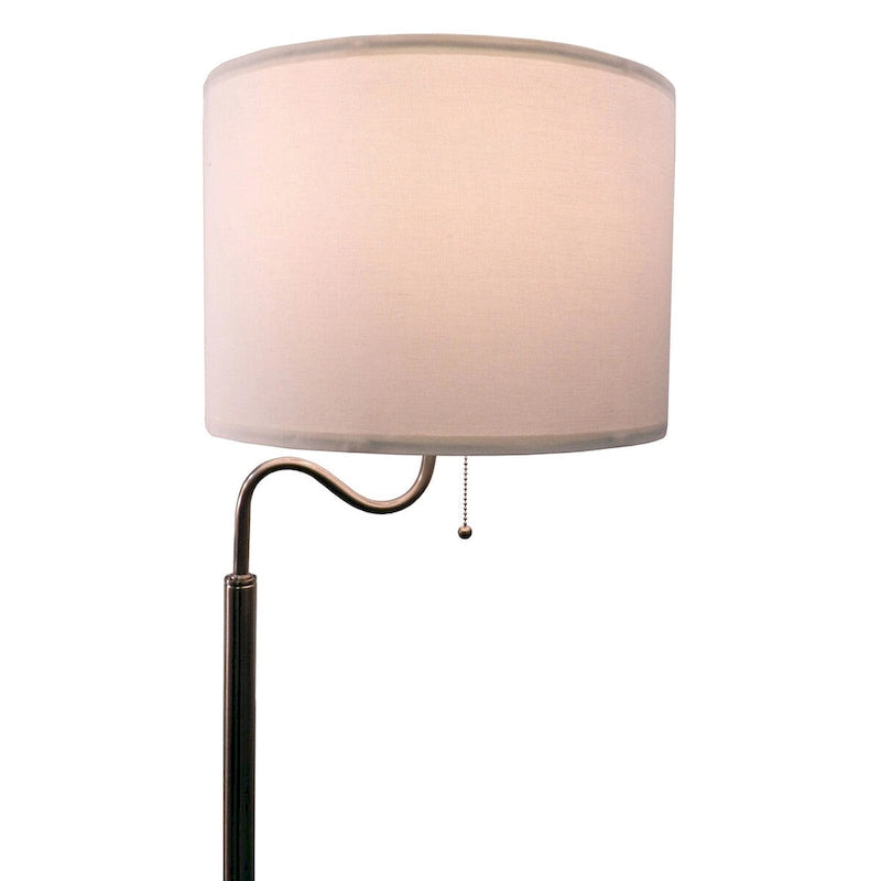 58 Table d'appoint canapé avec étagères et lampe, avec station de charge