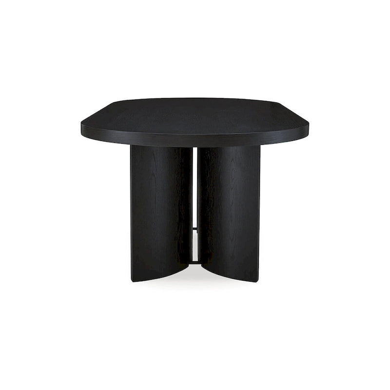 Table de salle à manger noire - 86,25 L x 42 P x 30,25 H